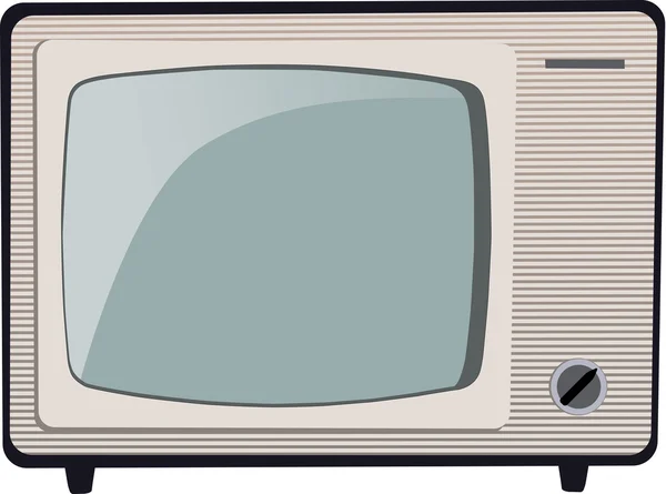 Oude TV — Stockvector