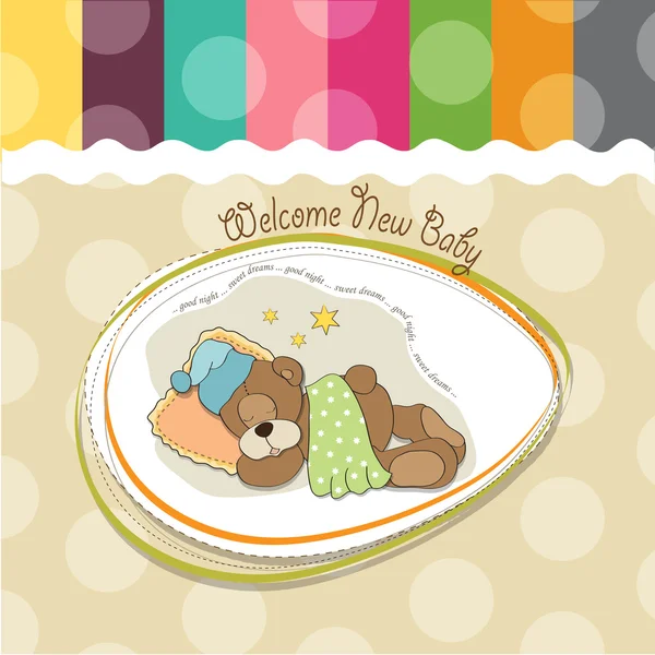 Baby shower card — Stock Photo, Image