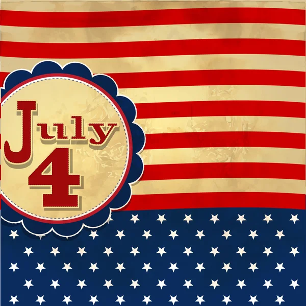 Fondo de la bandera americana con estrellas que simbolizan el 4 de julio indepen — Foto de Stock