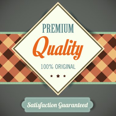 Premium Kalite poster, retro vintage design
