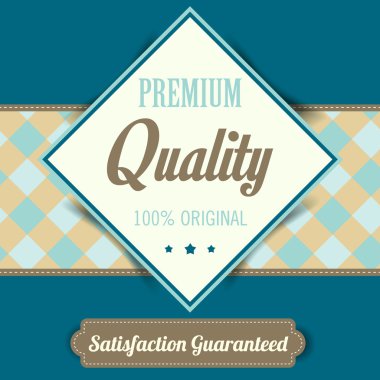 Premium Kalite poster, retro vintage design