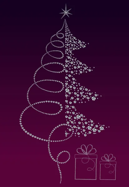 Luxe kerstboom — Stockfoto