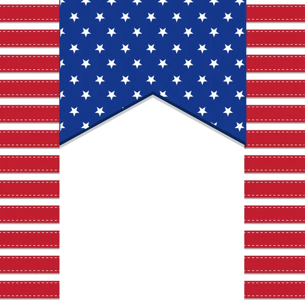 Amerikaanse vlag achtergrond — Stockvector