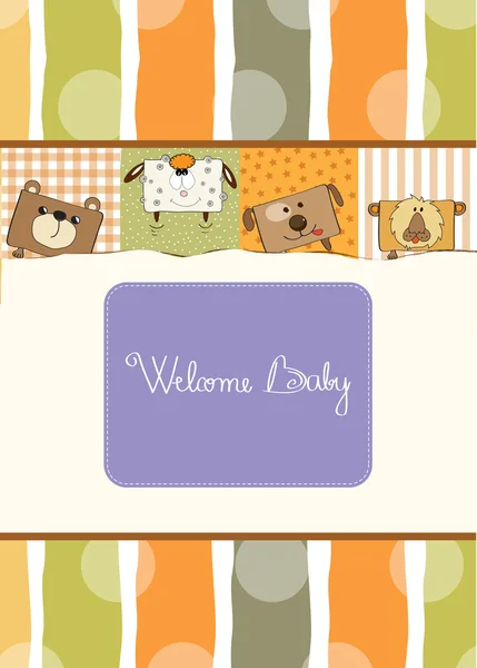 Baby shower card — Stock Vector