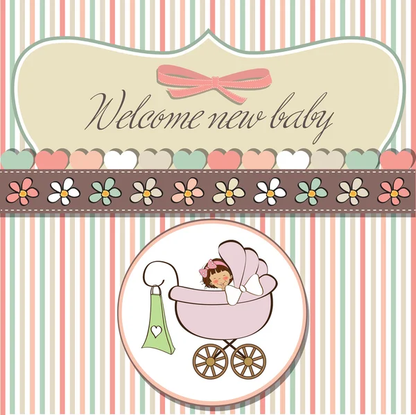 hoş geldin bebek kartı