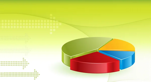 Gráficos financeiros de fundo — Vetor de Stock