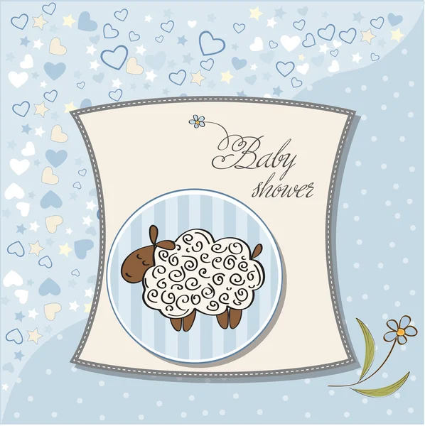 Invitación de ducha bebé — Archivo Imágenes Vectoriales