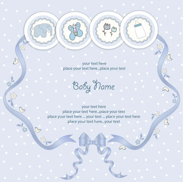 Baby shower — Stock Vector