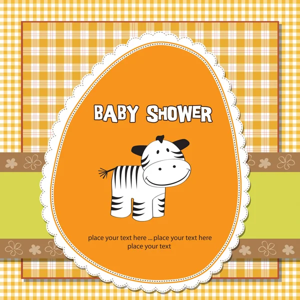 Baby shower card — Stock Vector