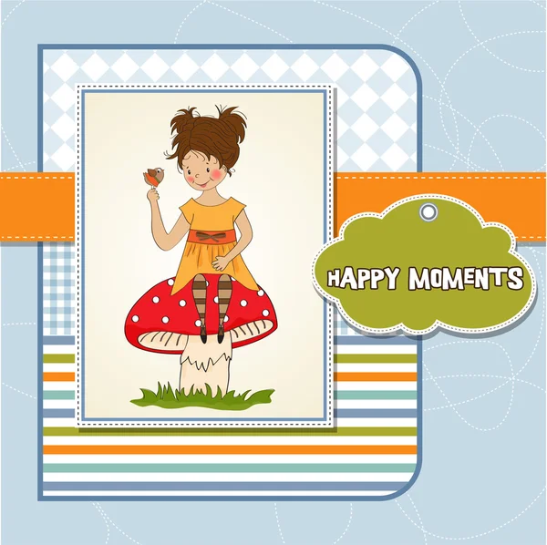 Happy moments — Stock Vector