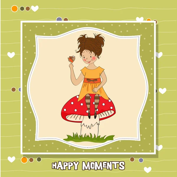 Happy moments — Stock Vector