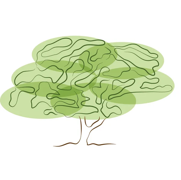 Стилізований дерево — стоковий вектор