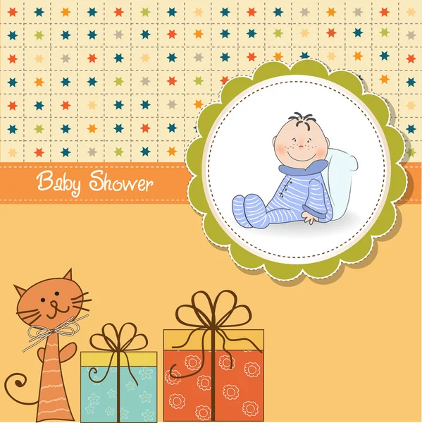 Baby shower card — Stock Vector