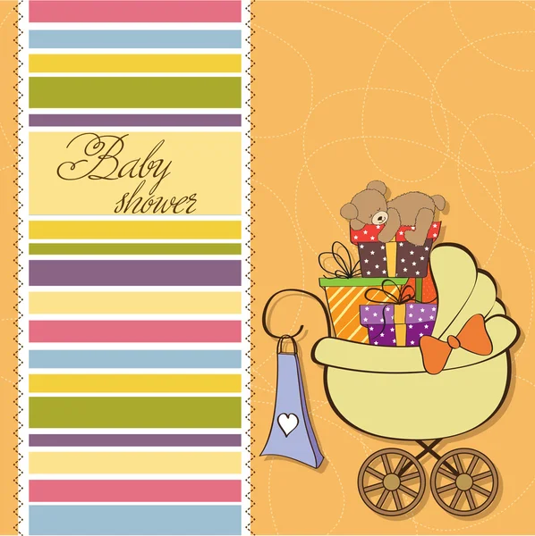 Benvenuto baby card — Vettoriale Stock