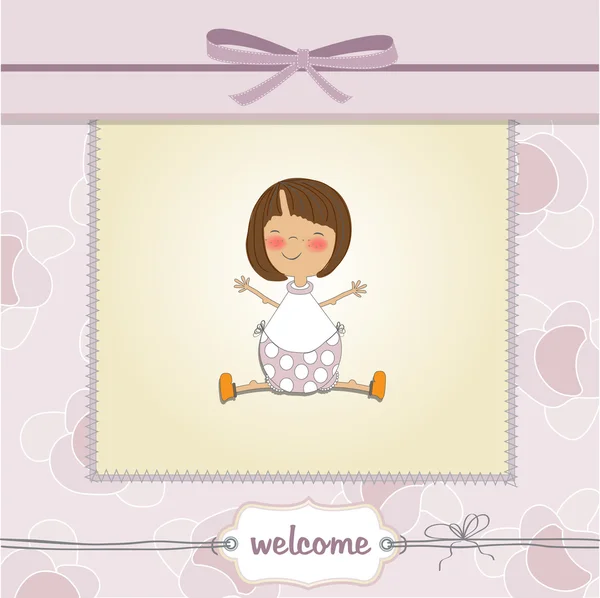 Baby shower card — Stock Vector