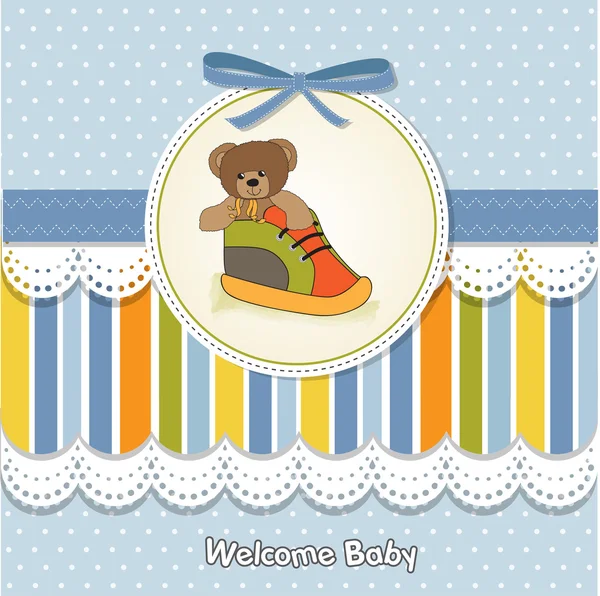 Κάρτα ντους μωρού — Διανυσματικό Αρχείο