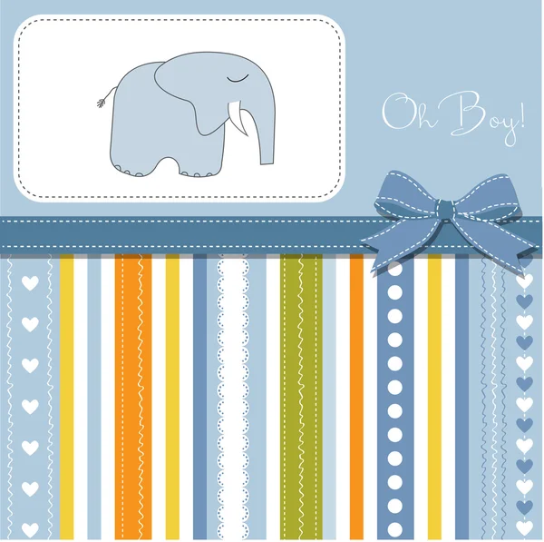 Baby shower kort — Stock vektor