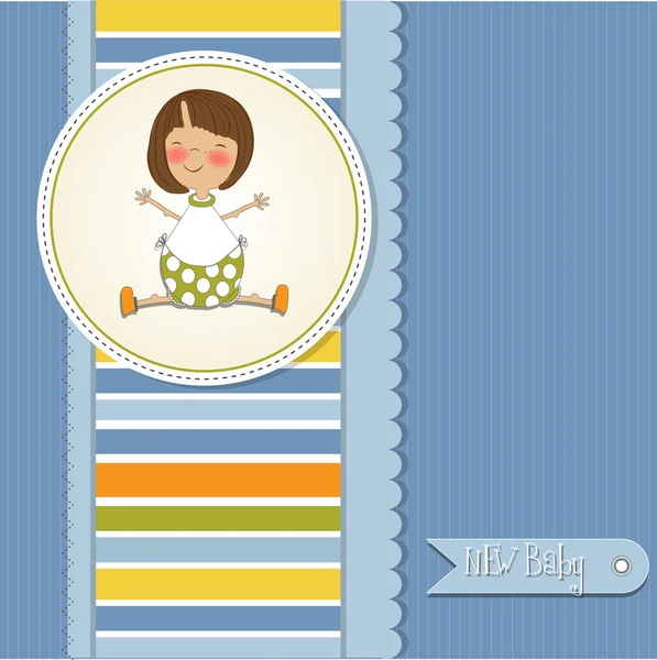 Baby shower card — Stock Vector