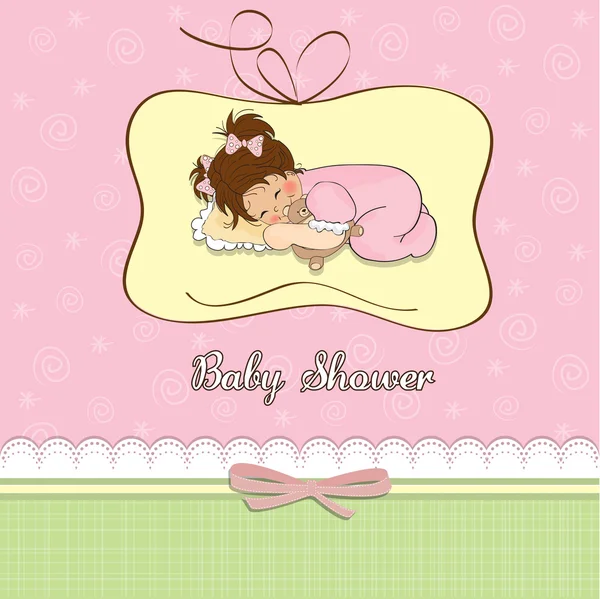 Baby shower kort — Stock vektor