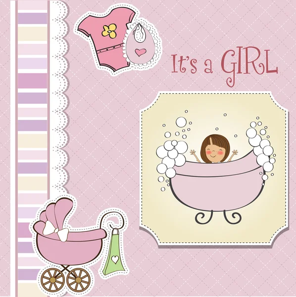 Baby shower card — Stock Vector