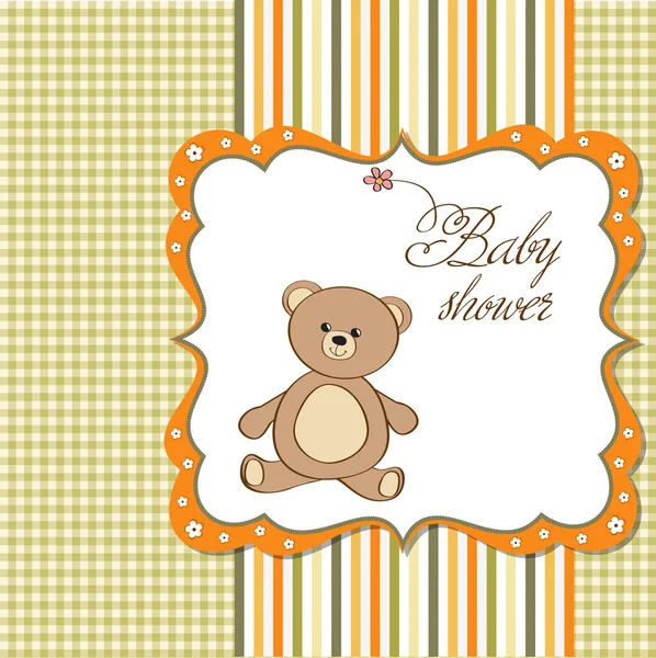 Baby douche kaart — Stockvector