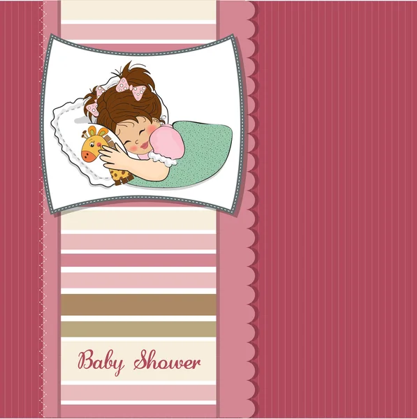 Bem-vindo baby card — Vetor de Stock