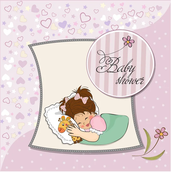 Welcome baby card — Stock Vector