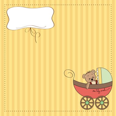 komik ayıcık Puset içinde