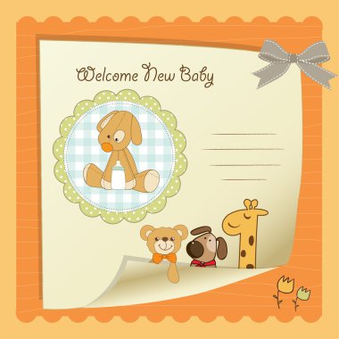 hoş geldin bebek kartı