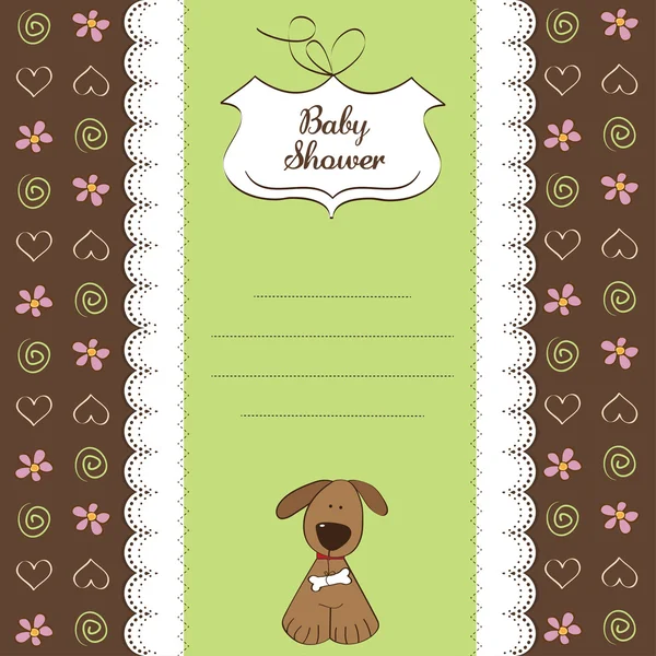 Welcome baby card — Stock Vector