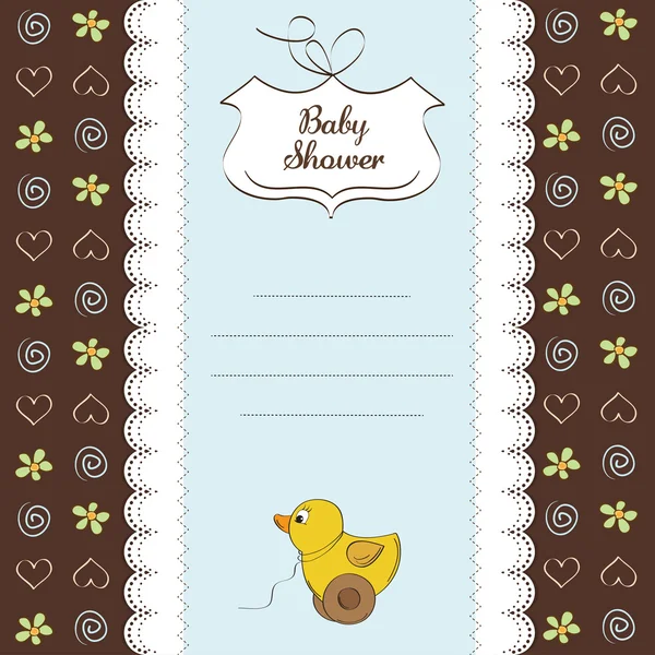 Welcome baby card — Stock Vector