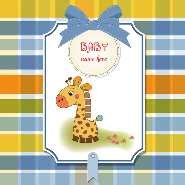 Bem-vindo baby card — Vetor de Stock