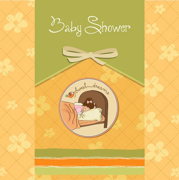 Benvenuto baby card — Vettoriale Stock