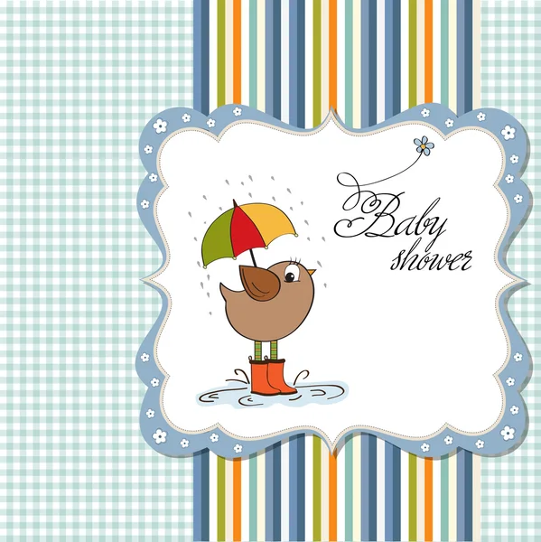 Bem-vindo baby card —  Vetores de Stock