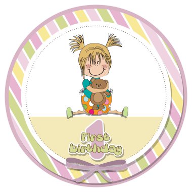 Oyuncak ayılı kız