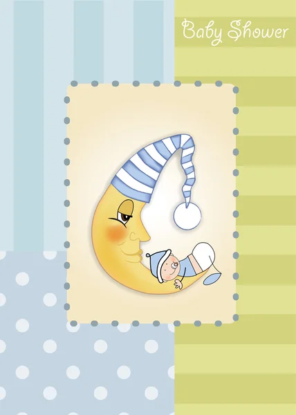 Benvenuto baby card — Vettoriale Stock