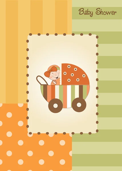 Welcome baby card — Stock Vector