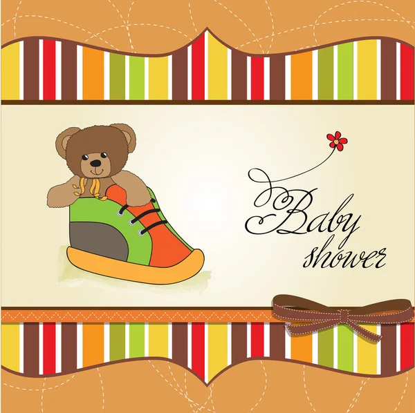 Welcome baby card — Stock Vector