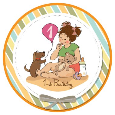 onun ilk doğum günü kızı