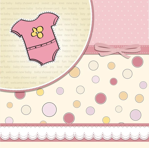 Benvenuto baby card — Vettoriale Stock