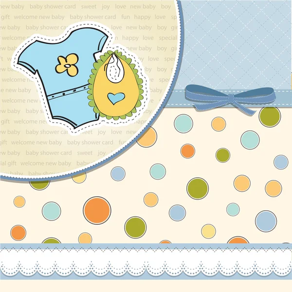 Welcome baby card — Stock Vector