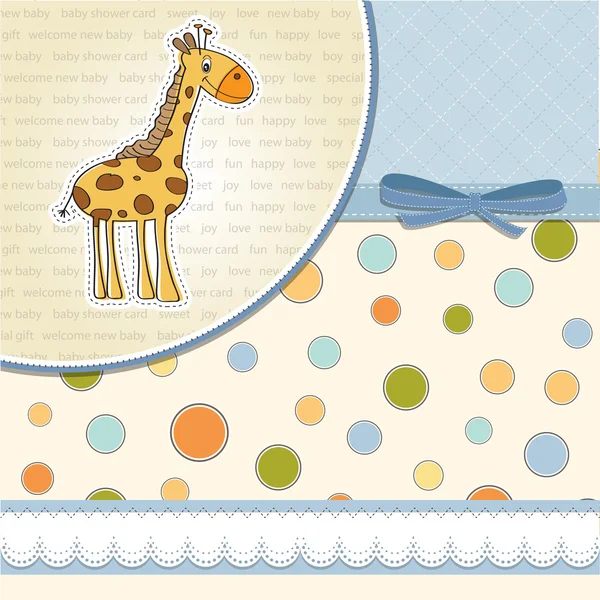 Benvenuto baby card — Vettoriale Stock