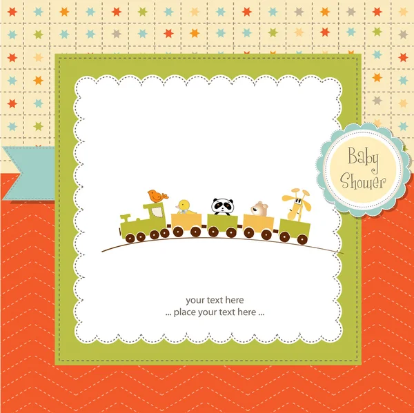 Welcome baby card — Stock Vector