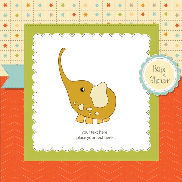 Welcome baby card — Stock Vector