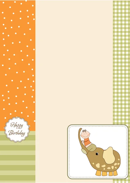 Benvenuto baby card — Vettoriale Stock