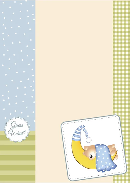 Benvenuto baby card — Vettoriale Stock