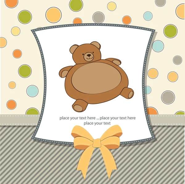 Welcome baby card — Stock Vector