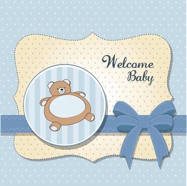 Üdvözöljük baby-kártya — Stock Vector