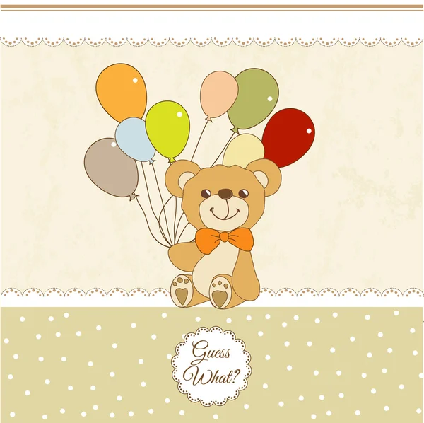 Benvenuto baby card — Vettoriale Stock