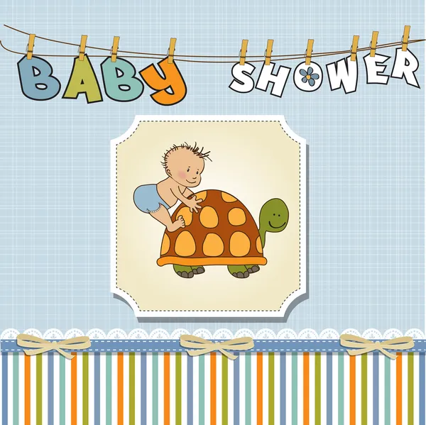 Welcome baby card — Stock Vector